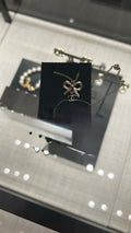 CHANEL 25K ABG556 Ribbon Necklace(Pale Gold)