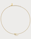CHRISTIAN DIOR CD Garden Necklace Gold-Finish Metal(Gold)