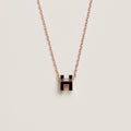 HERMES Rose Gold Pop H Necklace Metal(Many)