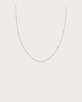 MONICA VINADER Beaded Rope 18ct Yellow Gold Vermeil Chain Necklace(Silver)