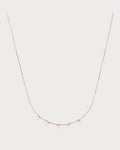 PERSEE Rose Gold and Diamond Danae Necklace(Rose Gold)