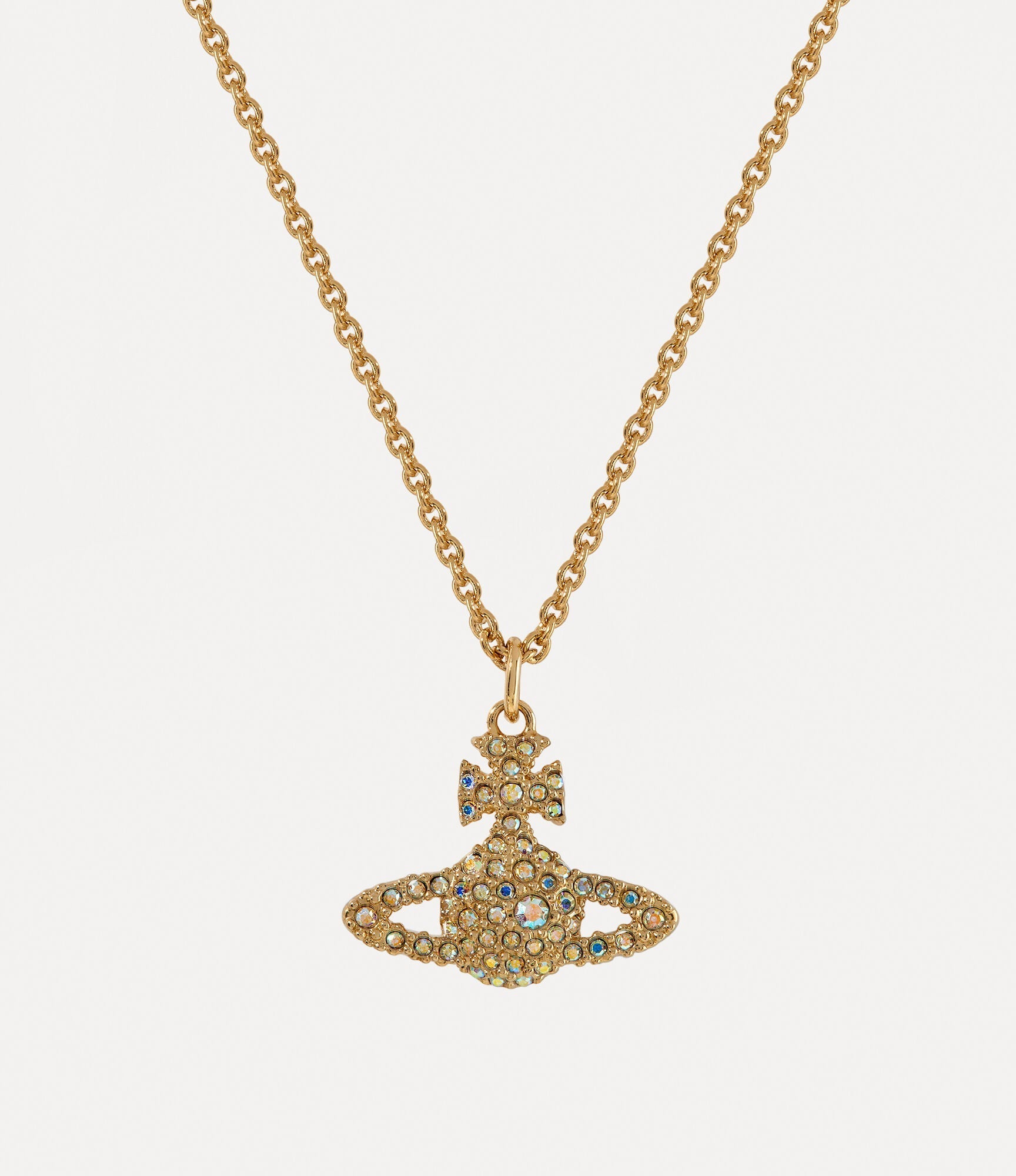 VIVIENNE WESTWOOD Grace Bas Relief Pendant Necklace Brass(3 Colors)